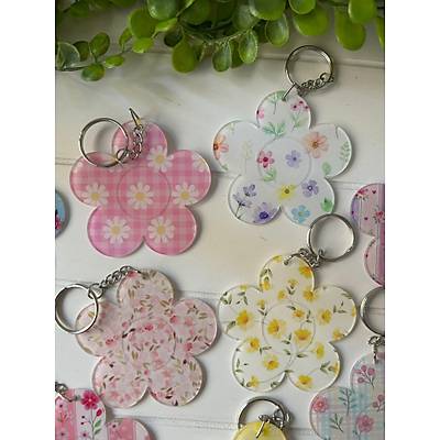 Papatya Pleksi Anahtarl�k ( Desenler Kar���k  Yollan�r )