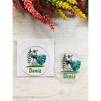 Safari Zebra Temal� Pleksi Magnet