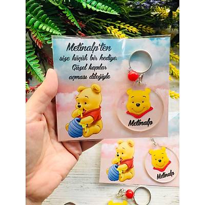 Winni the Pooh Temal Pleksi Anahtarlk