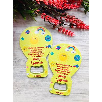 Balon Aacak Magnet Gne Temal