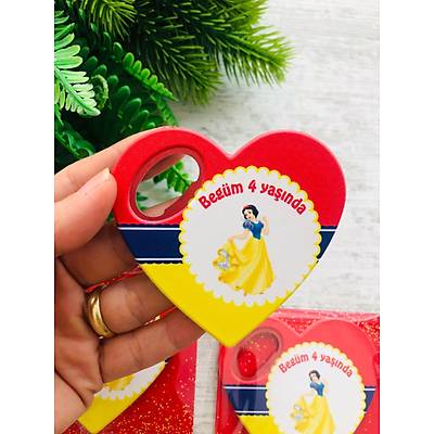 Pamuk Prenses Temal Kalp Magnet