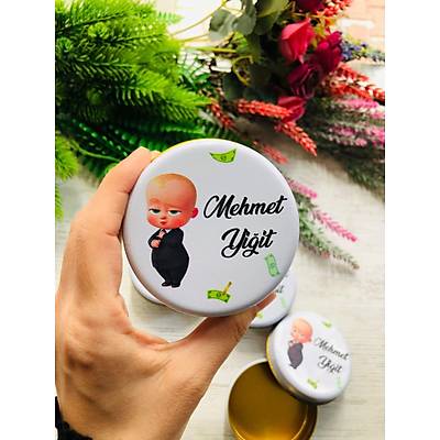 Patron Bebek Temal�  Mini Metal Kutu