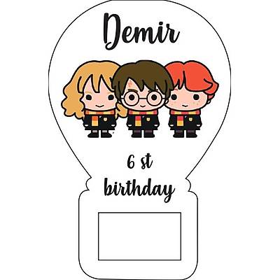 Harry Porter  Temal� Balon Magnet