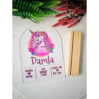 Masa st Pleksi  Stant Unicorn Temal
