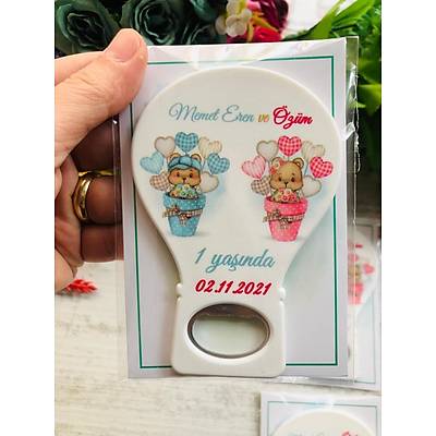 �kizler Temal� Balon A�acak Magnet