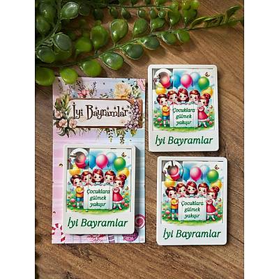 �ocuklar ��in E�itici Bayram Temal� Puzzle - 8 Par�a Yapboz