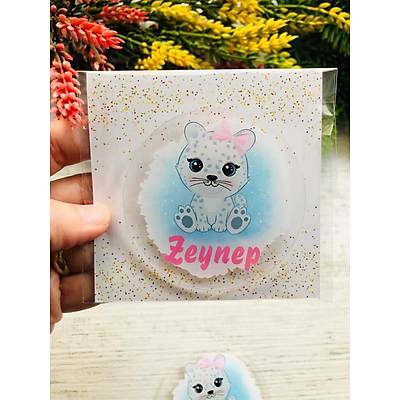 Yavru Leopar Temal� Pleksi Magnet