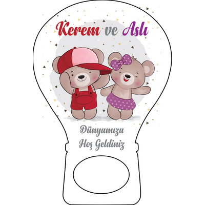 Balon A�acak Magnet �kizler Temal�