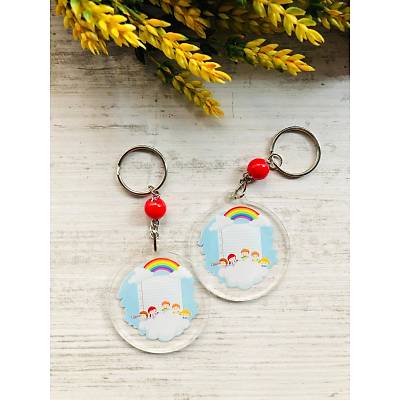 ��renci-Okul-Okuma Temal� Pleksi Anahtarl�k