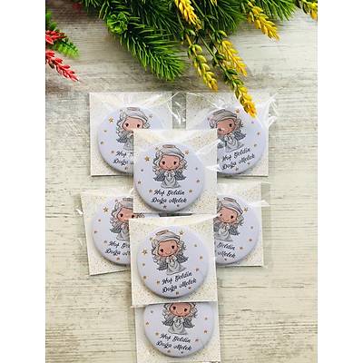 Melek Kz Metal Aacak Magnet