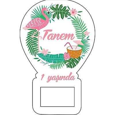 Flamingo Temal� Balon Magnet