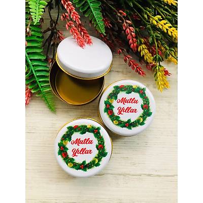 Yeni Y�l Temal�  Mini Metal Kutu