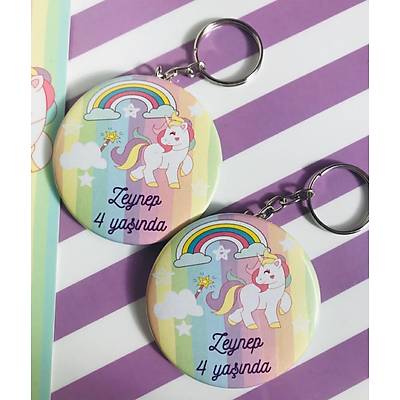 Unicorn Temal� A�acakl� Anahtarl�k