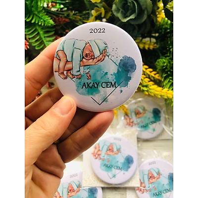 Uyuyan Bebek Buton Aacak Magnet