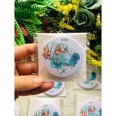 Uyuyan Bebek Buton Aacak Magnet