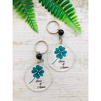 Yonca Temal� Pleksi Anahtarl�k