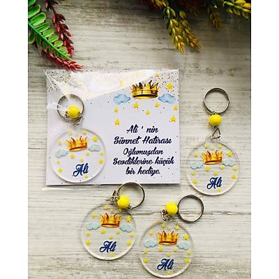 Kral Tac� -S�nnet Temal� Pleksi Anahtarl�k