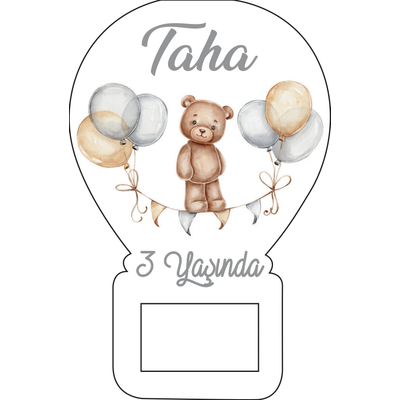 Balon A�acak Magnet Ay�c�kl� Temal�