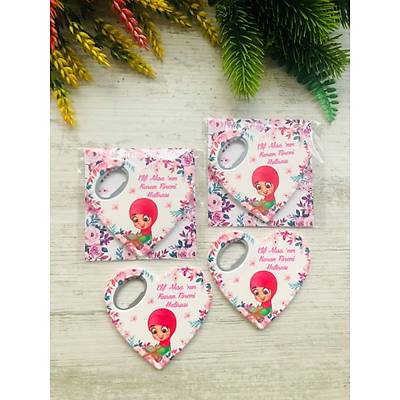 Kuran Okuyorum Temal� Kalp Magnet