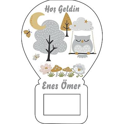 Balon A�acak Magnet Bayku� Temal�