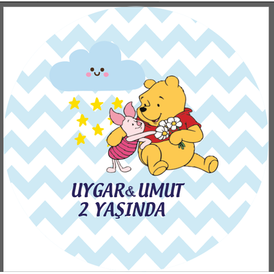 Buton Aacak Magnet Winnie The Pooh