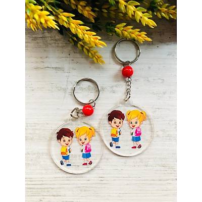 ��renci-Okul-Okuma Temal� Pleksi Anahtarl�k