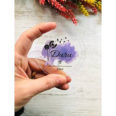 Karahindiba Mor Suluboya Temal� Pleksi Magnet