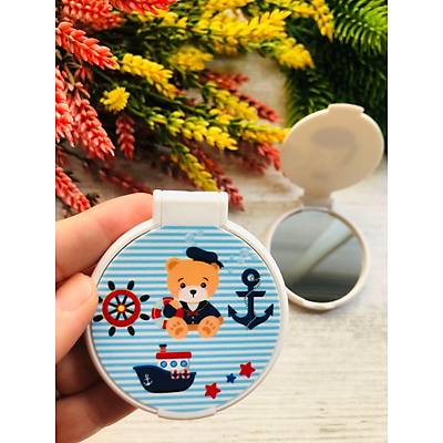 DEN�ZC� AYICIK  TEMALI  YUVARLAK PLEKS� AYNA