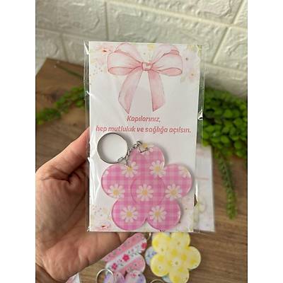 Papatya Pleksi Anahtarl�k ( Desenler Kar���k  Yollan�r )