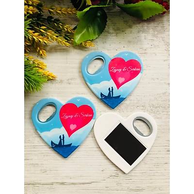 Manzara Temal� Kalp Magnet