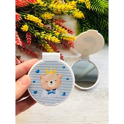 AYICIK TEMALI  YUVARLAK PLEKS� AYNA