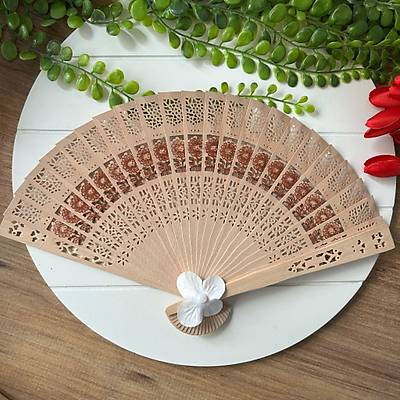 Anneye �zel  Hediye-Ah�ap Yelpaze