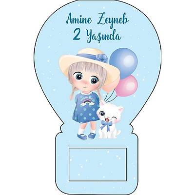 Balon A�acak Magnet  �irin K�z