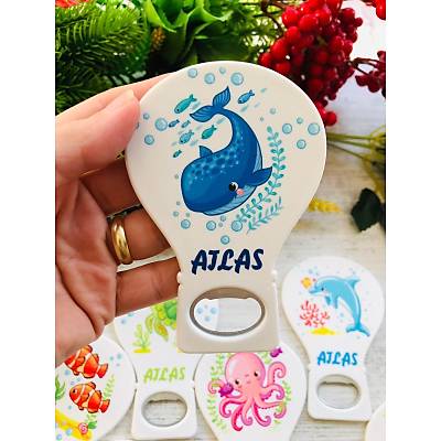 Balon Aacak Magnet Deniz Hayvanlar -Yunus Temal