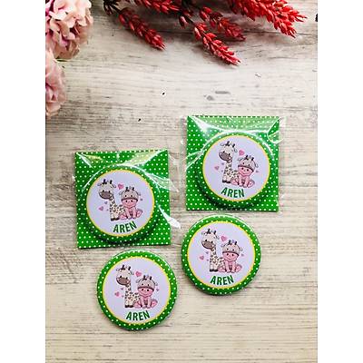 irin Bebek ve Zrafa  Metal Aacak Magnet