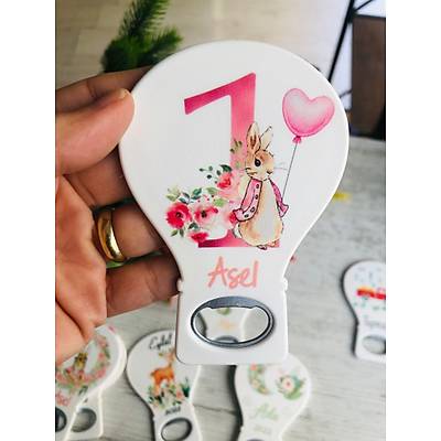 Rabbit Tavanl Temal Balon Aacak Magnet