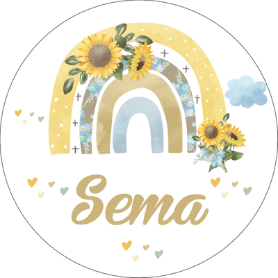 Uv Bask�l� Bo� Metal Kutu G�kku�a��  Temal�