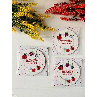 U�ur B�ce�i Temal�  3 mm Ah�ap Magnet