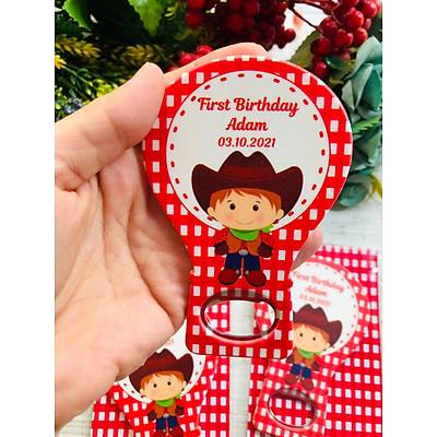 Kovboy Bebek Balon Aacak Magnet