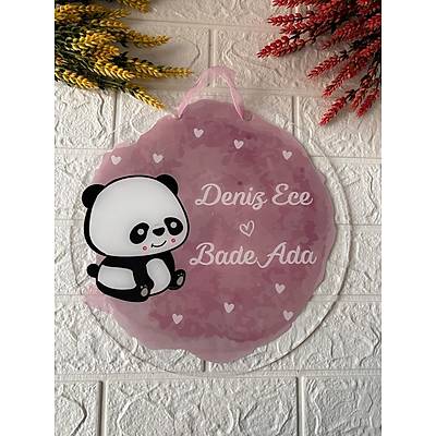 PLEKS KAPI SS 30 CM PANDA TEMALI