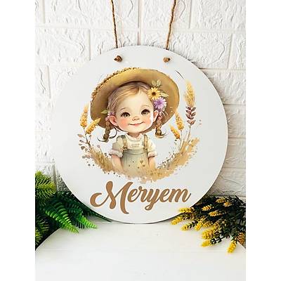 38 cm Ah�ap Kap� S�s�- �irin �ocuk