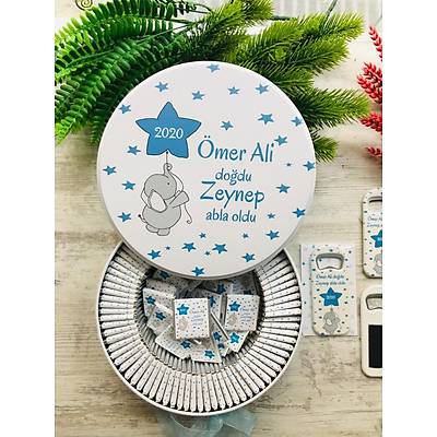 F�L VE YILDIZ TEMALI ��KOLATA KUTUSU