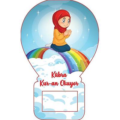 Kuran Okuyorum Temal� Balon Magnet