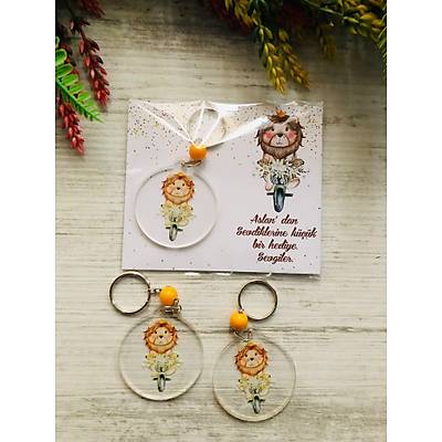 Aslan Temal� Pleksi Anahtarl�k