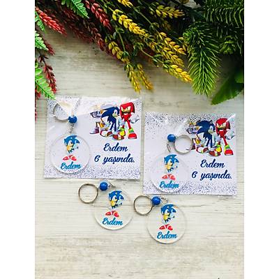 Sonic Temal� Pleksi Anahtarl�k