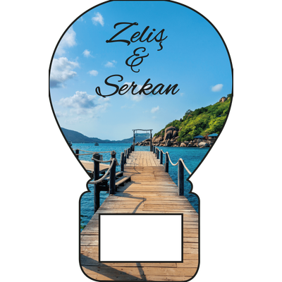Balon A�acakl� Magnet Manzara Deniz Temal�