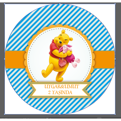 Buton Aacak Magnet Winnie The Pooh