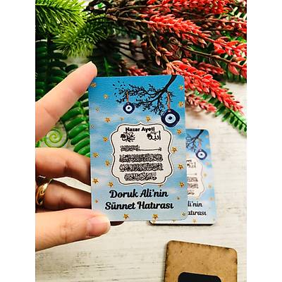 Snnet  Dua Temal  3 mm Ahap Magnet
