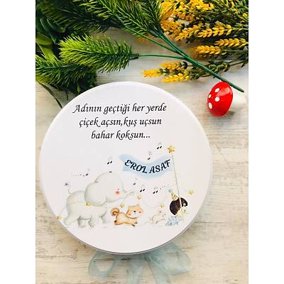 BEBEK VE FL  TEMALI KOLATA KUTUSU