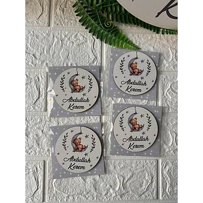 Aydede ve Ayck Temal  3 mm Ahap Magnet